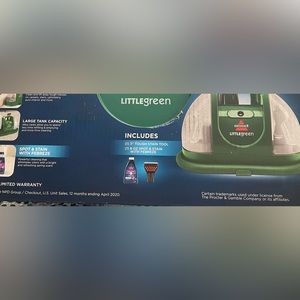 Little green cleaning machine